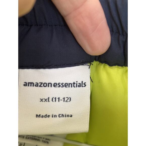 Amazon Essentials ski pants Boys size XXL 11-12 Blue adjustable waist insulated - Picture 6 of 8